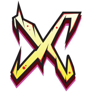 graffiti style sticker IR